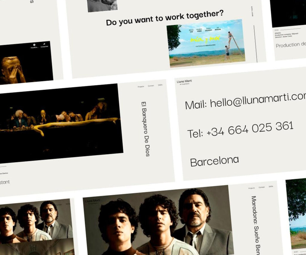 Portada Lluna Martí diseño de web y de marca - Estudio YOBO