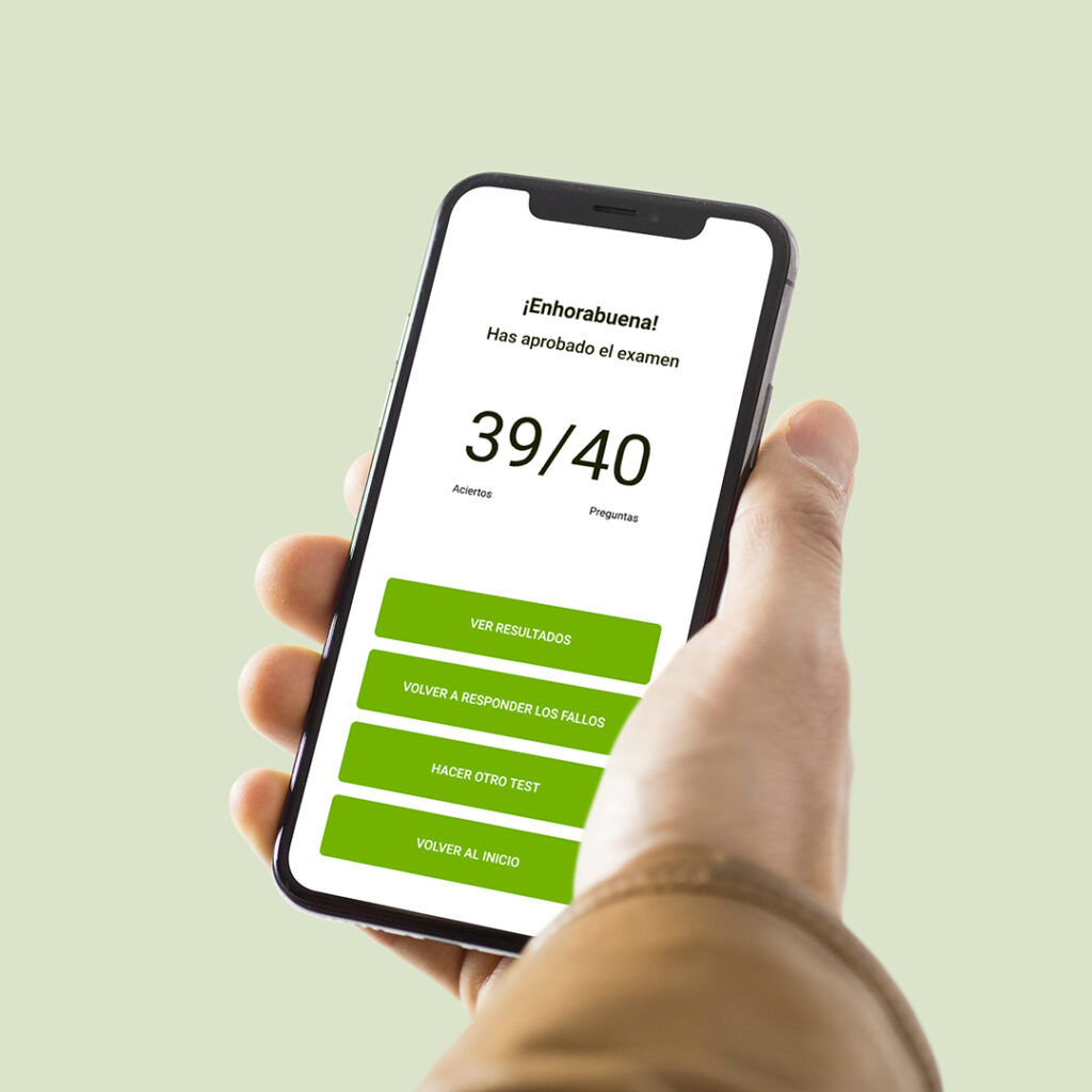 Desarrollo de App Recupera tus Puntos para autoescuela. Estudio YOBO diseño y desarrollo