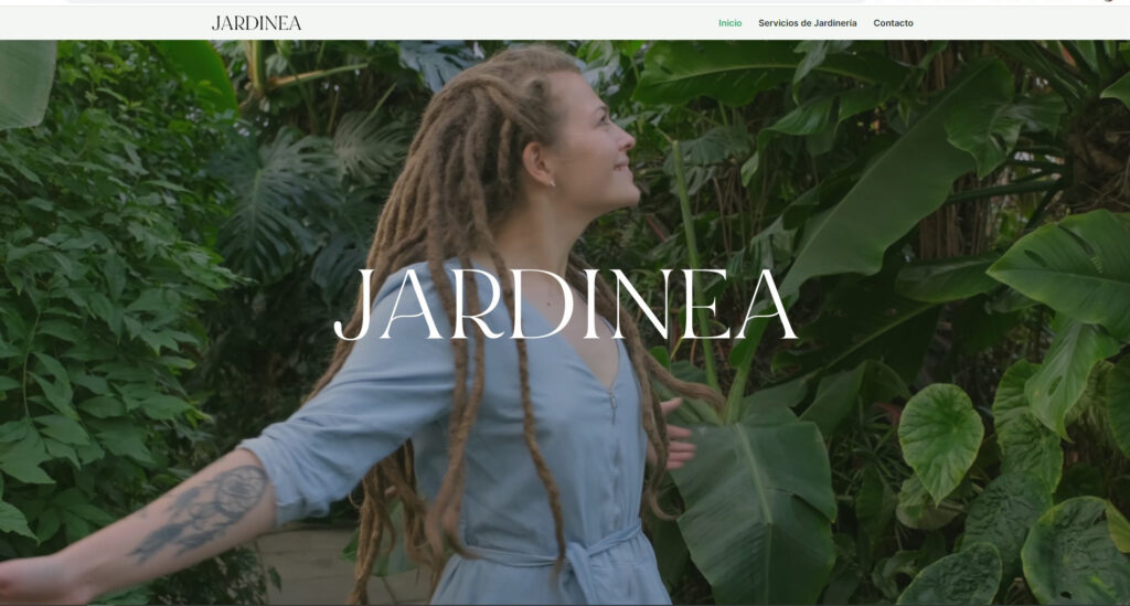 Diseño Web Jardinería a Domicilio