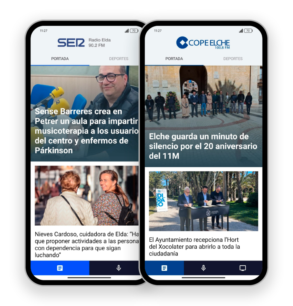 Aplicación Dalii Media Para Medios de Comunicación Combinadas 02