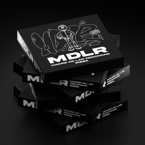 Diseño y desarrollo packaging de Pizzas MDLR Estudio YOBO
